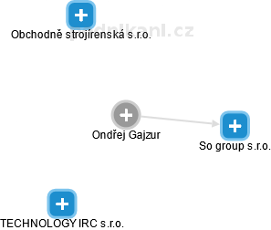 Ondřej Gajzur - Vizualizace  propojení osoby a firem v obchodním rejstříku
