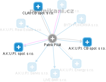 Patrik Pilát - Vizualizace  propojení osoby a firem v obchodním rejstříku