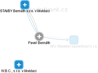 Pavel Bernáth - Vizualizace  propojení osoby a firem v obchodním rejstříku