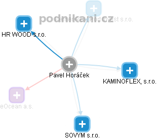 Pavel Horáček - Vizualizace  propojení osoby a firem v obchodním rejstříku