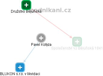 Pavel Kotyza - Vizualizace  propojení osoby a firem v obchodním rejstříku