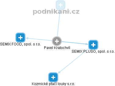 Pavel Kratochvíl - Vizualizace  propojení osoby a firem v obchodním rejstříku