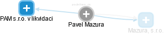 Pavel Mazura - Vizualizace  propojení osoby a firem v obchodním rejstříku
