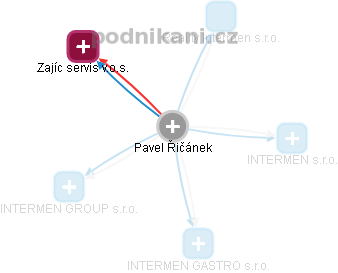 Pavel Řičánek - Vizualizace  propojení osoby a firem v obchodním rejstříku