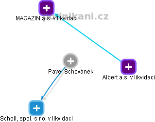 Pavel Schovánek - Vizualizace  propojení osoby a firem v obchodním rejstříku