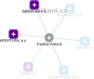 Pavlína Králová - Vizualizace  propojení osoby a firem v obchodním rejstříku