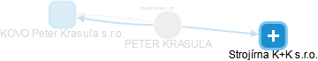 PETER KRASUĽA - Vizualizace  propojení osoby a firem v obchodním rejstříku