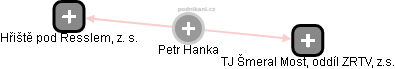Petr Hanka - Vizualizace  propojení osoby a firem v obchodním rejstříku