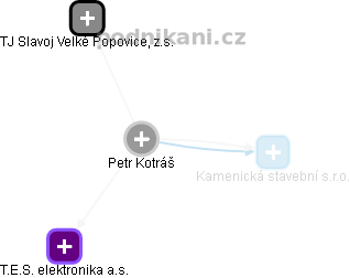 Petr Kotráš - Vizualizace  propojení osoby a firem v obchodním rejstříku