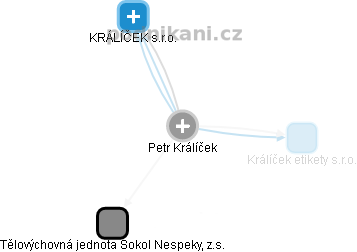 Petr Králíček - Vizualizace  propojení osoby a firem v obchodním rejstříku