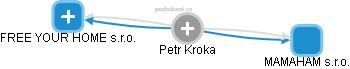 Petr Kroka - Vizualizace  propojení osoby a firem v obchodním rejstříku