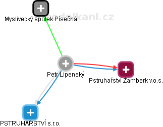 Petr Lipenský - Vizualizace  propojení osoby a firem v obchodním rejstříku