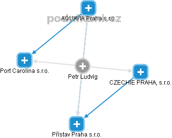  Petr L. - Vizualizace  propojení osoby a firem v obchodním rejstříku
