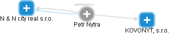 Petr Nytra - Vizualizace  propojení osoby a firem v obchodním rejstříku