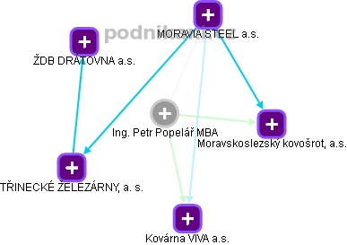 Petr Popelář - Vizualizace  propojení osoby a firem v obchodním rejstříku