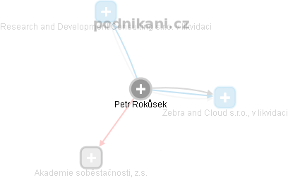 Petr Rokůsek - Vizualizace  propojení osoby a firem v obchodním rejstříku