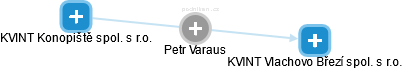 Petr Varaus - Vizualizace  propojení osoby a firem v obchodním rejstříku