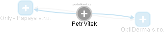  Petr V. - Vizualizace  propojení osoby a firem v obchodním rejstříku