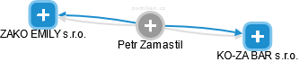 Petr Zamastil - Vizualizace  propojení osoby a firem v obchodním rejstříku