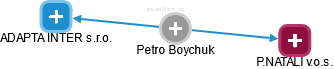 Petro Boychuk - Vizualizace  propojení osoby a firem v obchodním rejstříku