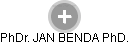 JAN BENDA - Vizualizace  propojení osoby a firem v obchodním rejstříku