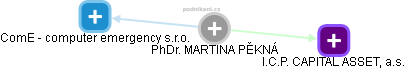 MARTINA PĚKNÁ - Vizualizace  propojení osoby a firem v obchodním rejstříku