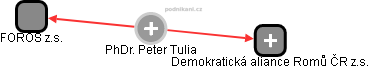 Peter Tulia - Vizualizace  propojení osoby a firem v obchodním rejstříku