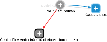 Petr Pelikán - Vizualizace  propojení osoby a firem v obchodním rejstříku