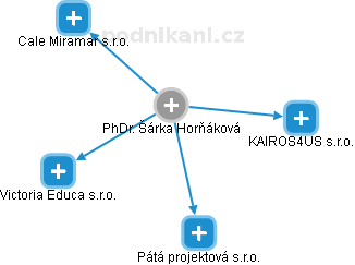 Šárka Horňáková - Vizualizace  propojení osoby a firem v obchodním rejstříku