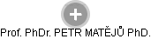 PETR MATĚJŮ - Vizualizace  propojení osoby a firem v obchodním rejstříku
