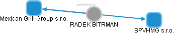 RADEK BITRMAN - Vizualizace  propojení osoby a firem v obchodním rejstříku