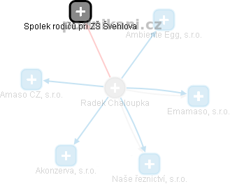  Radek Chaloupka - Vizualizace  propojení osoby a firem v obchodním rejstříku