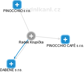 Radek Krupička - Vizualizace  propojení osoby a firem v obchodním rejstříku