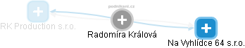  Radomíra K. - Vizualizace  propojení osoby a firem v obchodním rejstříku