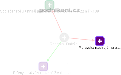 Radoslav Doležel - Vizualizace  propojení osoby a firem v obchodním rejstříku