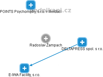 Radoslav Žampach - Vizualizace  propojení osoby a firem v obchodním rejstříku