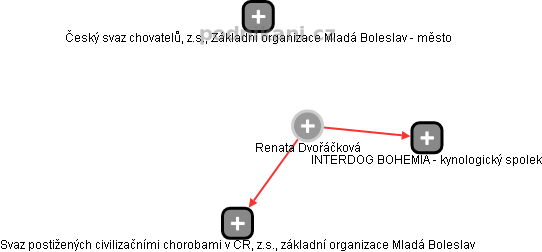  Renata D. - Vizualizace  propojení osoby a firem v obchodním rejstříku