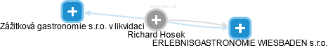 Richard Hosek - Vizualizace  propojení osoby a firem v obchodním rejstříku