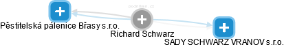 Richard Schwarz - Vizualizace  propojení osoby a firem v obchodním rejstříku