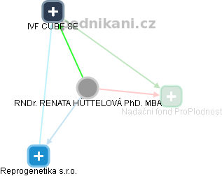 RENATA HÜTTELOVÁ - Vizualizace  propojení osoby a firem v obchodním rejstříku