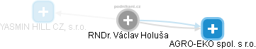 Václav Holuša - Vizualizace  propojení osoby a firem v obchodním rejstříku