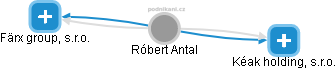  Róbert A. - Vizualizace  propojení osoby a firem v obchodním rejstříku