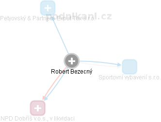 Robert Bezecný - Vizualizace  propojení osoby a firem v obchodním rejstříku