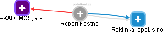 Robert Kostner - Vizualizace  propojení osoby a firem v obchodním rejstříku
