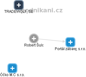 Robert Šulc - Vizualizace  propojení osoby a firem v obchodním rejstříku
