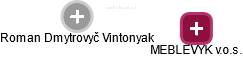 Roman Dmytrovyč Vintonyak - Vizualizace  propojení osoby a firem v obchodním rejstříku