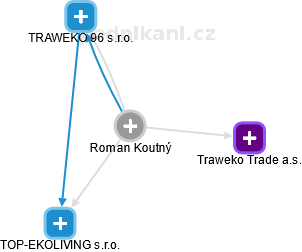 Roman Koutný - Vizualizace  propojení osoby a firem v obchodním rejstříku