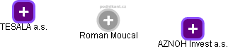 Roman Moucal - Vizualizace  propojení osoby a firem v obchodním rejstříku