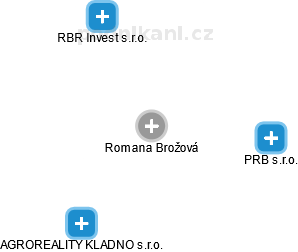 Romana Brožová - Vizualizace  propojení osoby a firem v obchodním rejstříku
