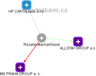Rosalie Machalíčková - Vizualizace  propojení osoby a firem v obchodním rejstříku